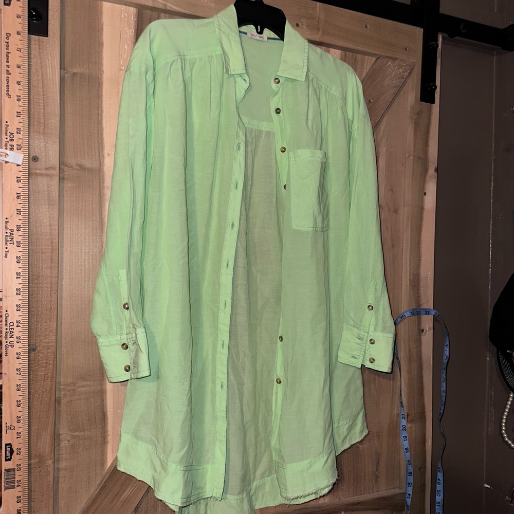 Women’s‎ Pilcro XS Green Blouse